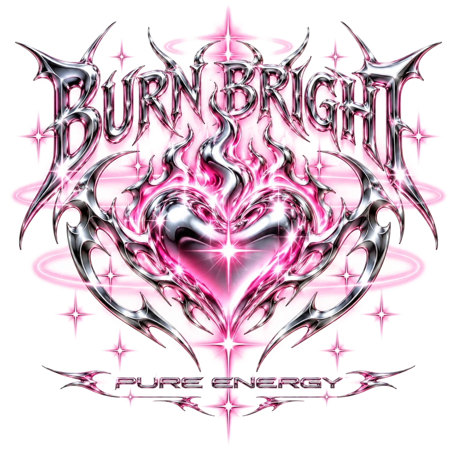 Burn Bright — Pure Energy – tryckmotiv