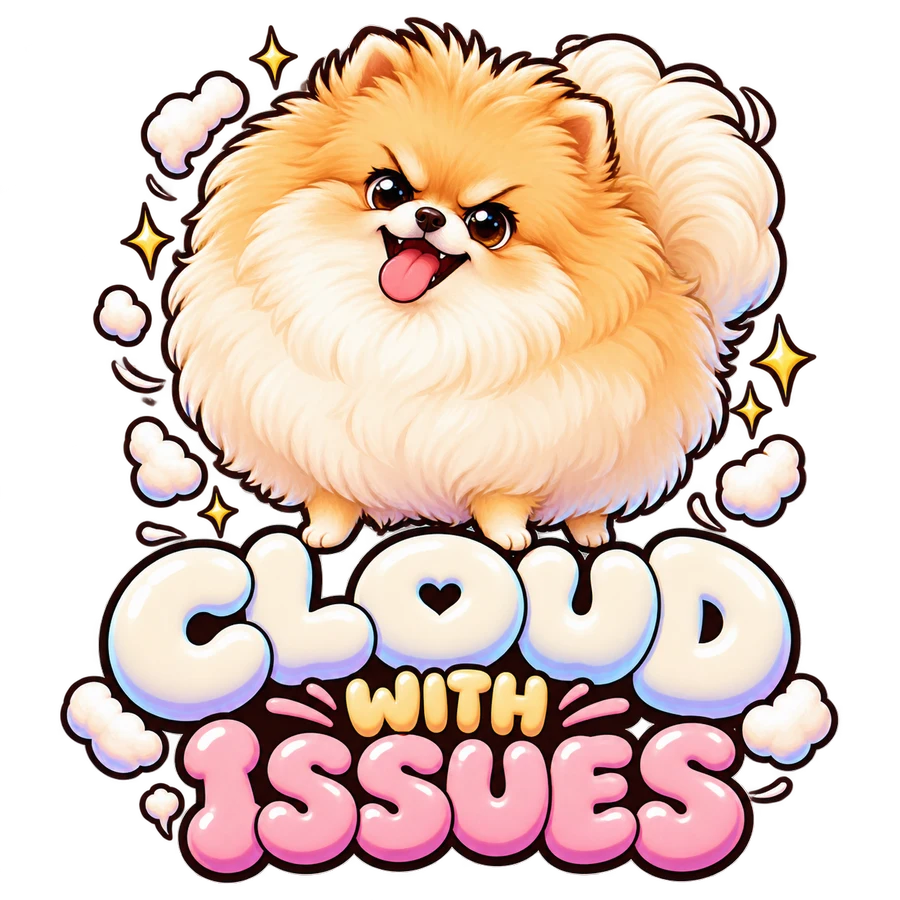 Cloud with issues – tryckmotiv
