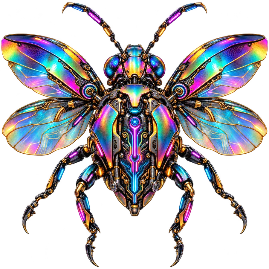Cyberbi – tryckmotiv