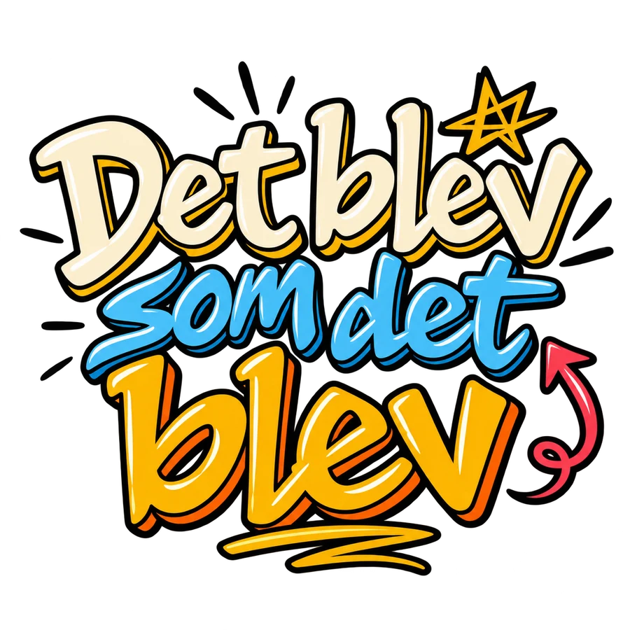 Det blev som det blev – tryckmotiv