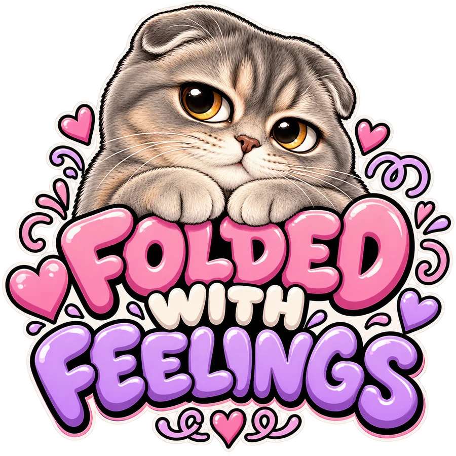 Folded with feelings – tryckmotiv