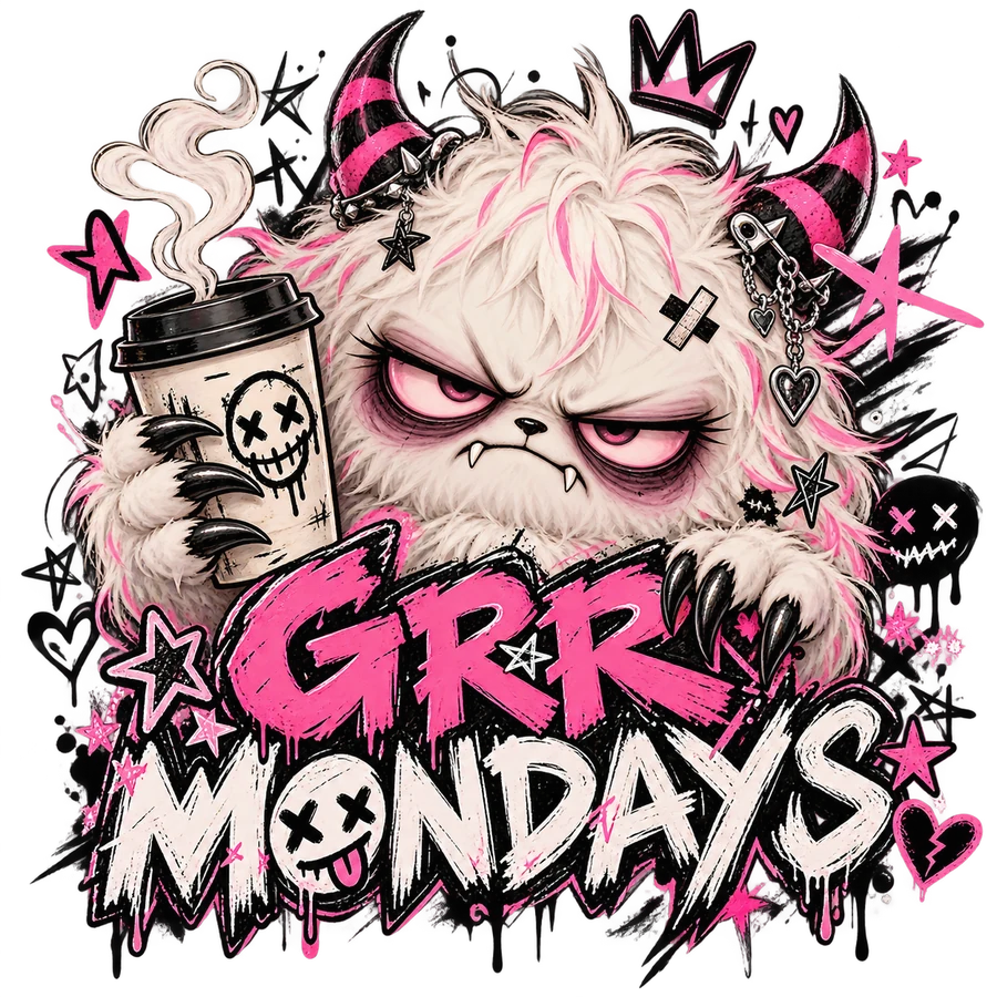 Girly Mondays – tryckmotiv