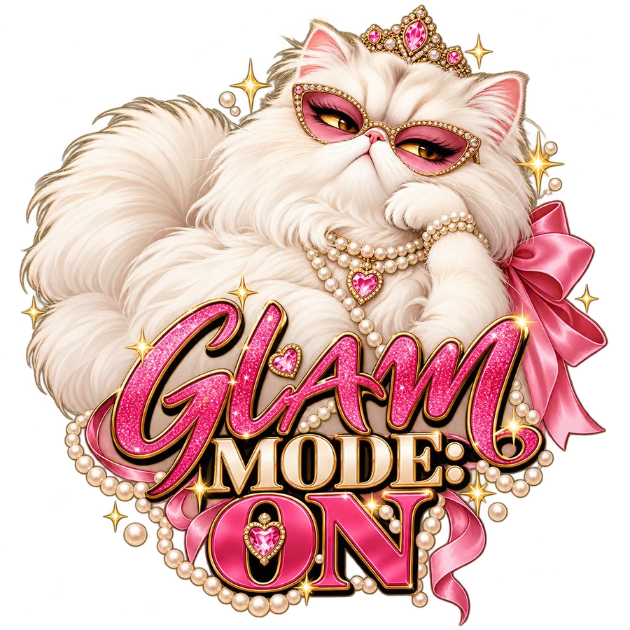 Glam mode on – tryckmotiv