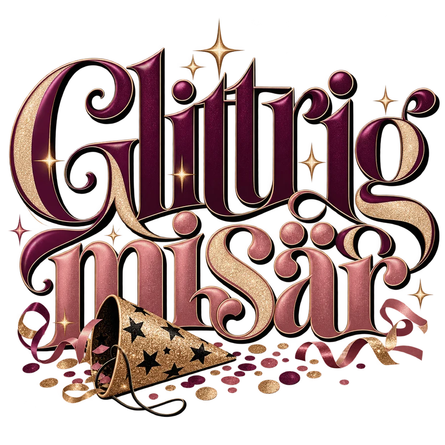 Glittrig misär – tryckmotiv