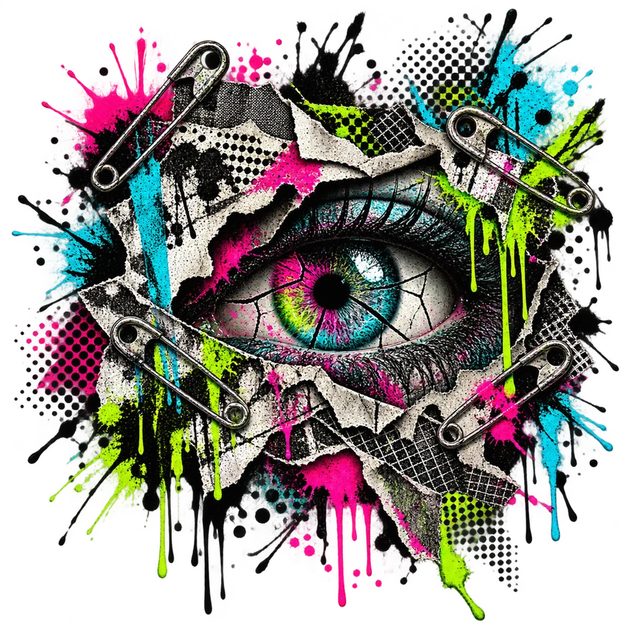 Graffitiöga – tryckmotiv