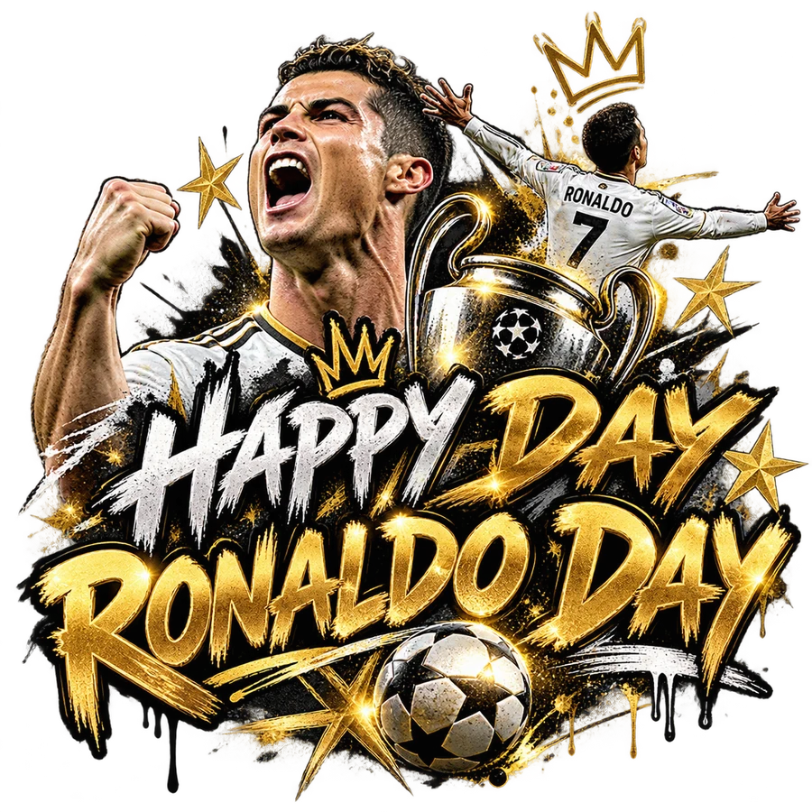 Happy Ronaldo Day – tryckmotiv