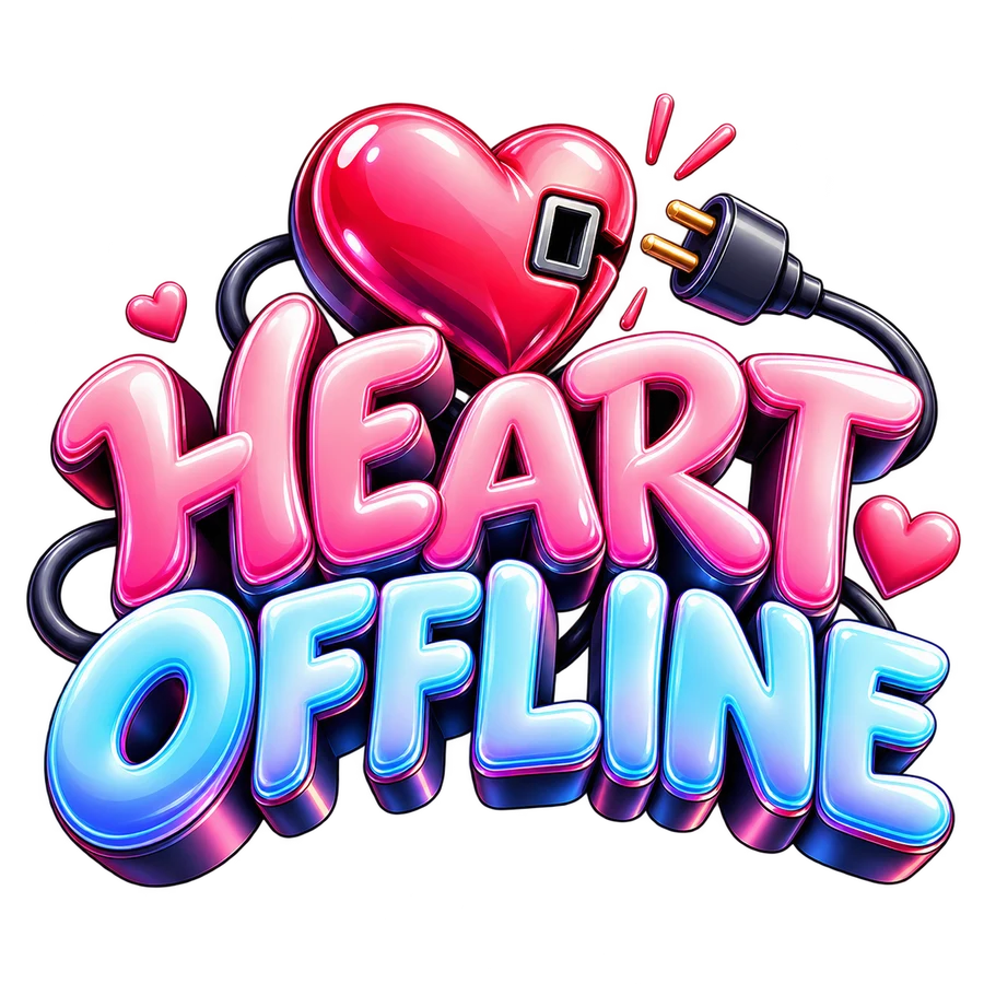 Heart offline – tryckmotiv