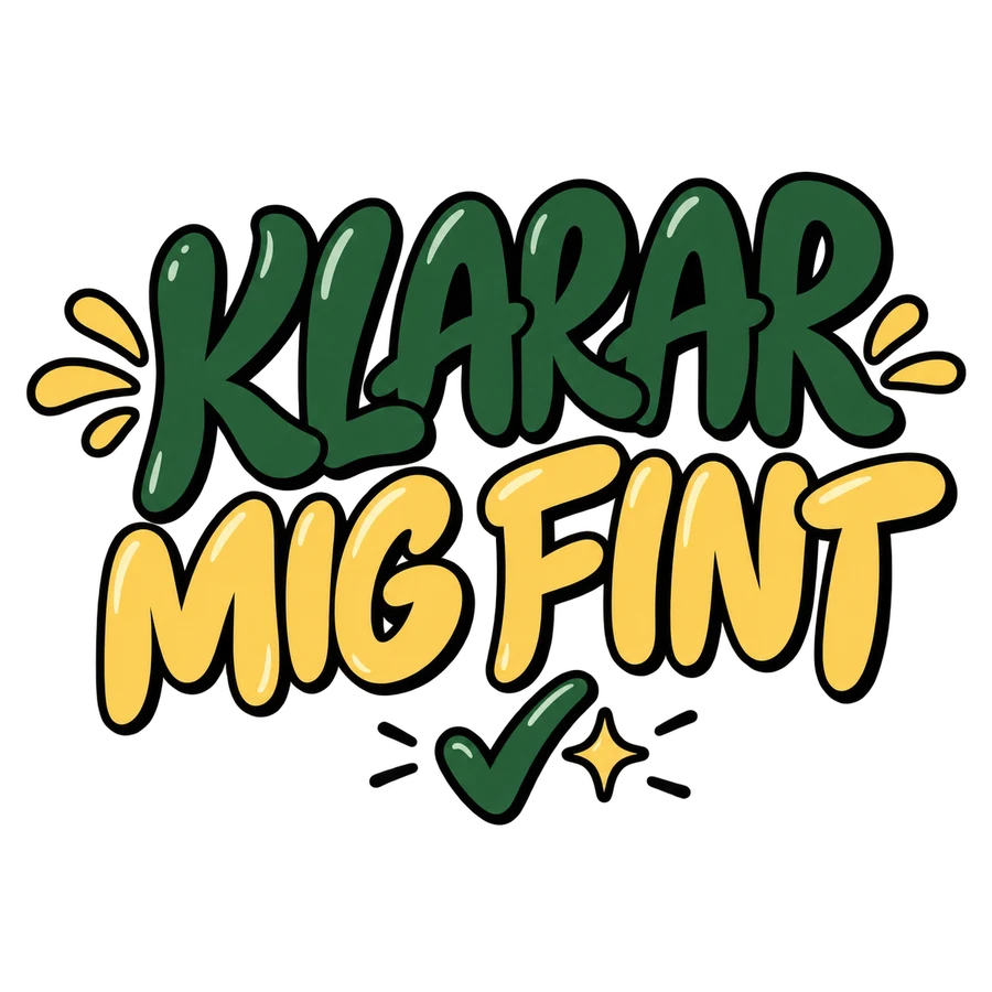 Klarar mig fint – tryckmotiv