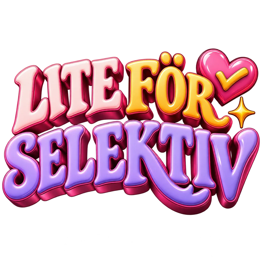 Lite för selektiv – pop – tryckmotiv