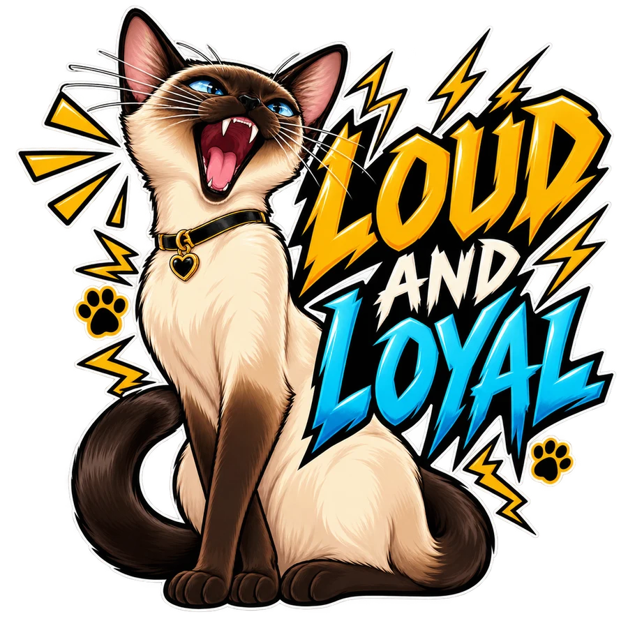 Loud and loyal – tryckmotiv