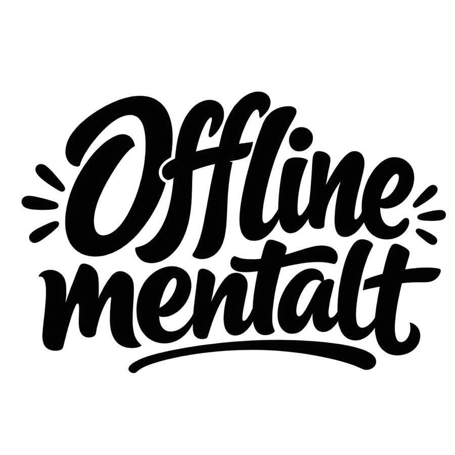 Offline mentalt – tryckmotiv