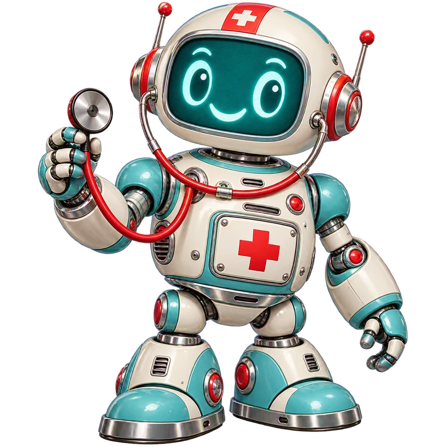 Robotläkare – tryckmotiv