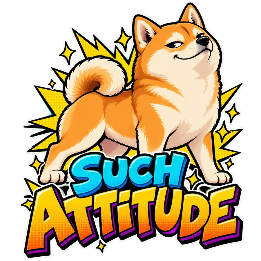 Such attitude – tryckmotiv