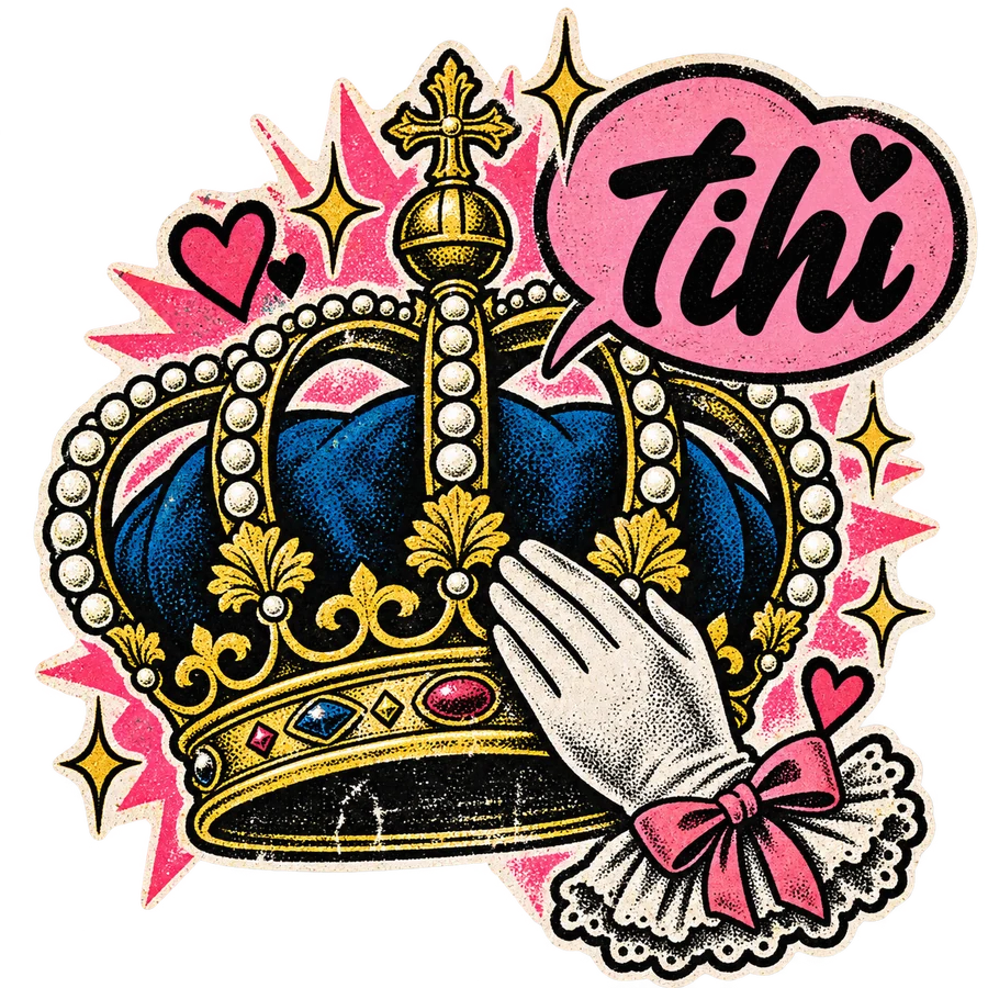 Tihi-kronan – tryckmotiv