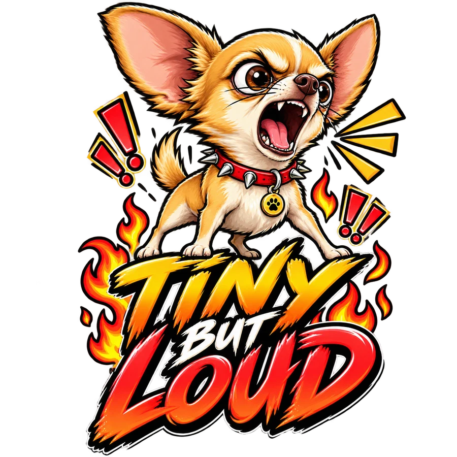 Tiny but loud – tryckmotiv
