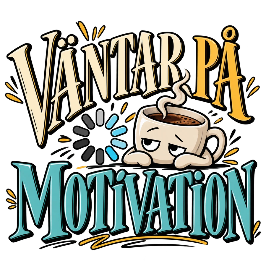 Väntar på motivation – tryckmotiv